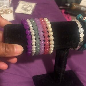Vibrant Beaded Bracelet Set